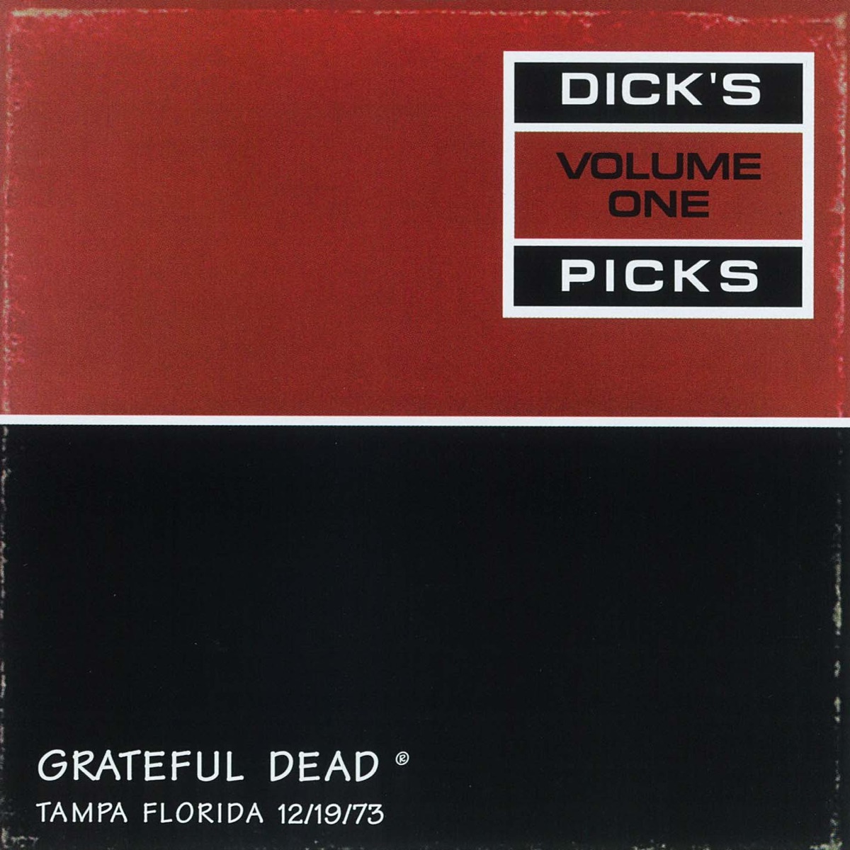 Dick's Picks Vol. 1: 12/19/73 (Curtis Hixon Hall, Tampa, FL) cover art