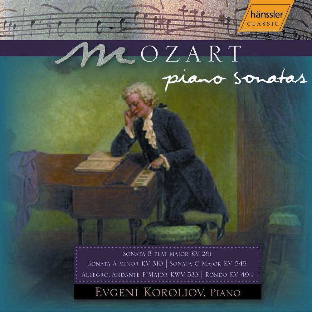 Обложка альбома «Mozart: Piano Sonatas Nos. 3, 8, 15 and 16» — Evgeni Koroliov