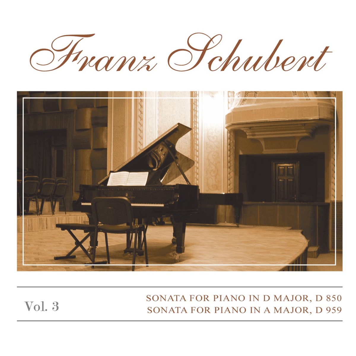 Franz Schubert, Vol. 3 (1939, 1937) cover art