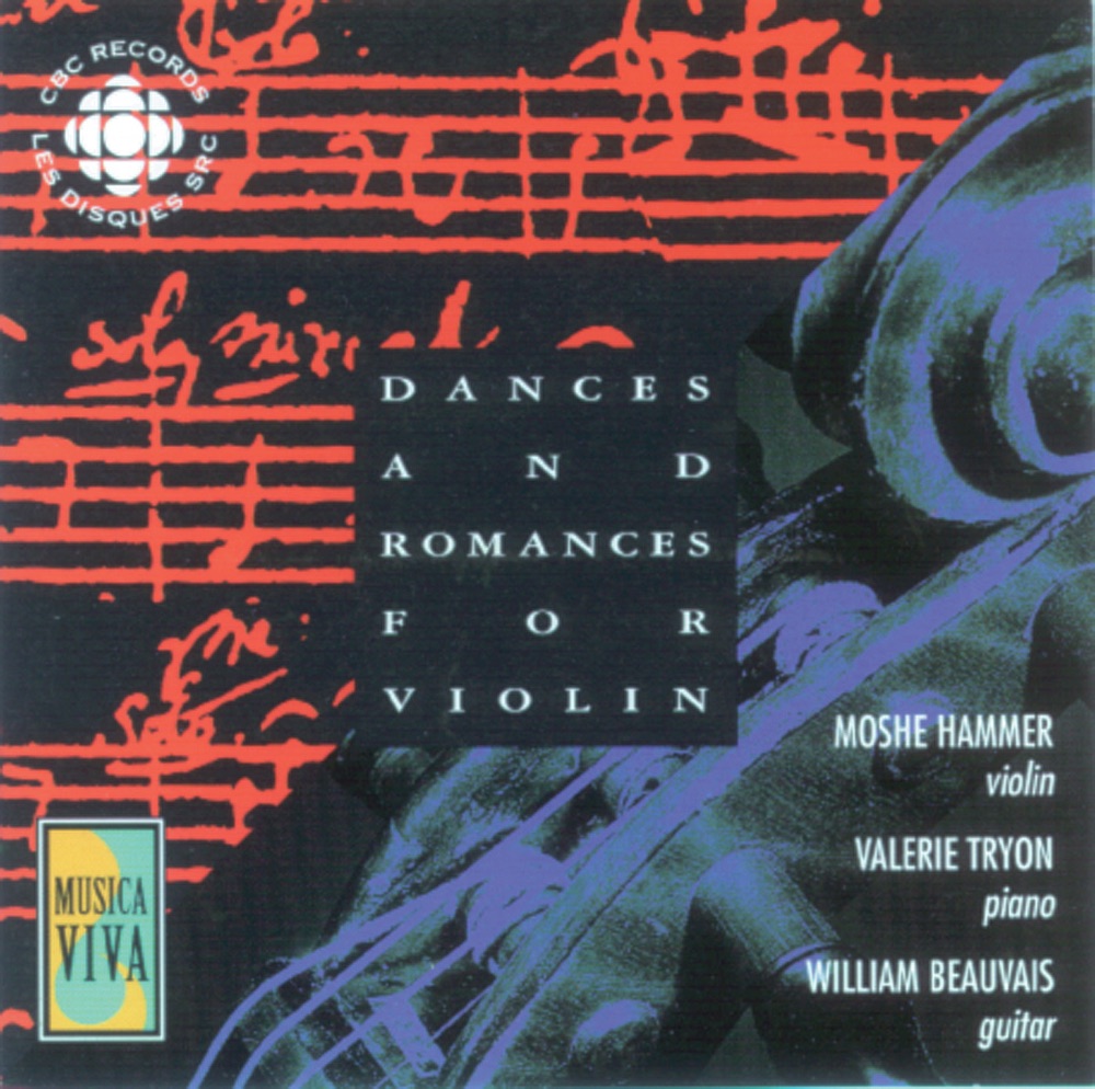 Обложка альбома «Ross - Debussy - Bach - Paganini: Dances and Romances for Violin» — Moshe Hammer, Valerie Tryon & William Beauvais