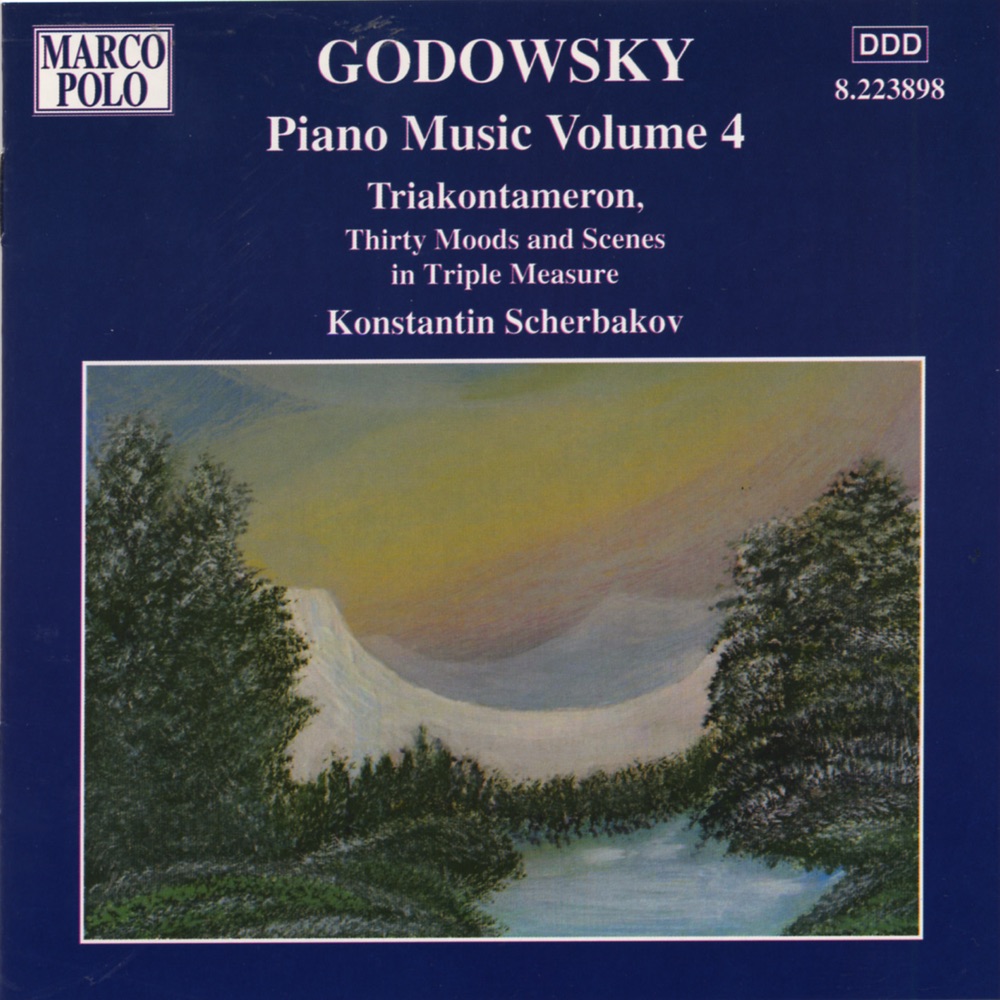 Обложка альбома «Godowsky: Triakontameron, 30 Moods and Scenes in Triple Measure» — Konstantin Scherbakov