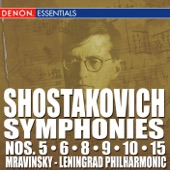 Shostakovich: Symphonies Nos. 5, 6, 8, 9, 10 & 15 artwork