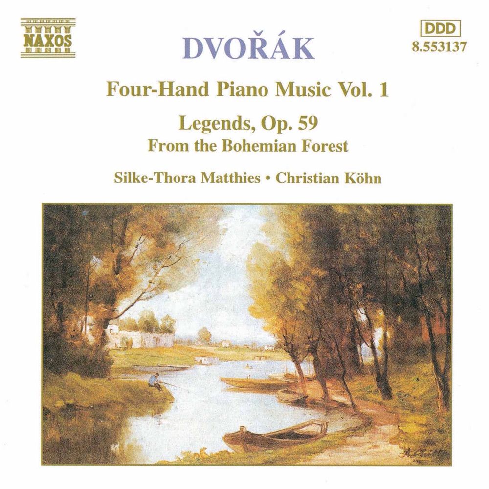 Обложка альбома «Dvorak: Four-Hand Piano Music, Vol. 1» — Christian Köhn & Silke-Thora Matthies