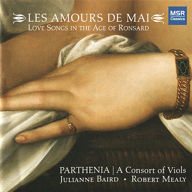 Обложка альбома «Les Amours de Mai - Long Songs in the Age of Ronsard» — Parthenia / A Consort of Viols, Julianne Baird & Robert Mealy
