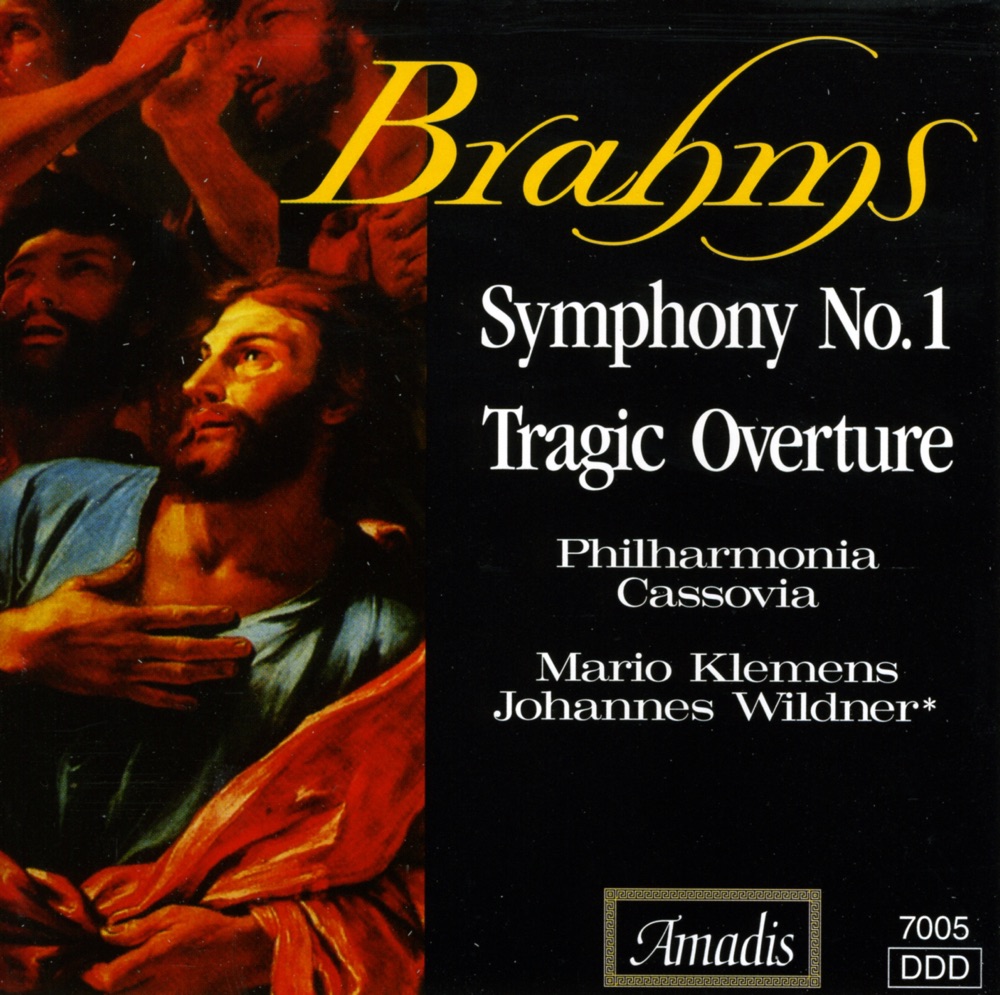 Обложка альбома «Brahms: Symphony No. 1 - Tragic Overture» — Mario Klemens, Philharmonia Cassovia & Johannes Wildner