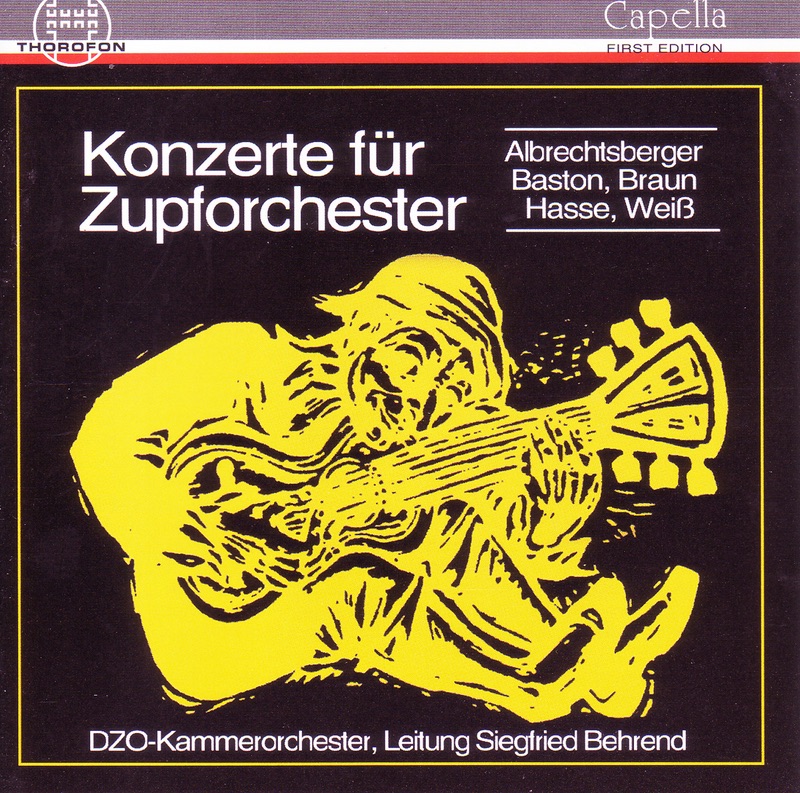 Обложка альбома «Konzerte Fur Zupforchester» — DZO-Kammerorchester & Siegfried Behrend