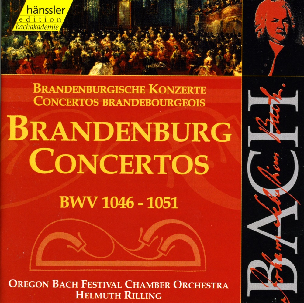 Обложка альбома «Bach, J.S.: Brandenburg Concertos, Bwv 1046-1051» — Helmuth Rilling & Oregon Bach Festival Orchestra