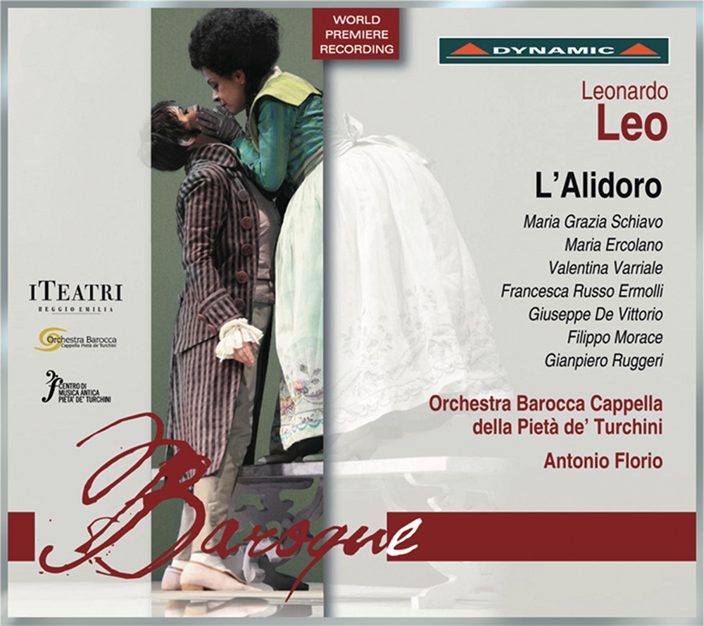 Обложка альбома «Leo: L'Alidoro» — Giuseppe de Vittorio, Gianpiero Ruggeri, Maria Grazia Schiavo, Antonio Florio, Francesca Russo Ermolli, Maria Ercolano, Valentina Varriale, Russo Ermolli Francesca, Schiavo Maria Grazia, Varriale Valentina, Ercolano Maria, Ruggeri Gianpiero, Morace Francesco, Orchestra Barocca Cappella della Pieta de'Turchini & Nino Bruno