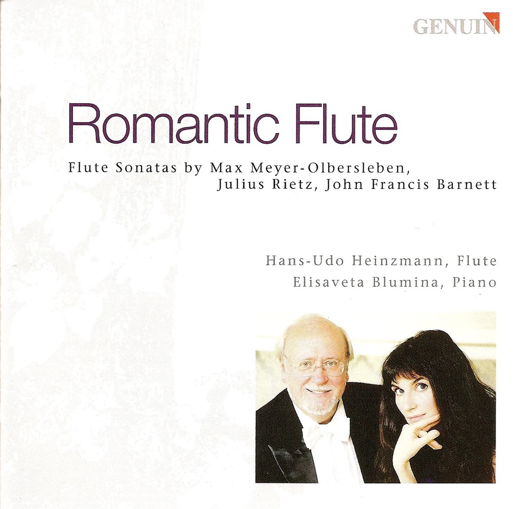 Обложка альбома «Romantic Flute - Meyer-Olbersleben: Fantasie Sonate - Rietz: Flute Sonata, Op. 42 - Barnett: Grand Sonata, Op. 41» — Elisaveta Blumina & Hans-Udo Heinzmann