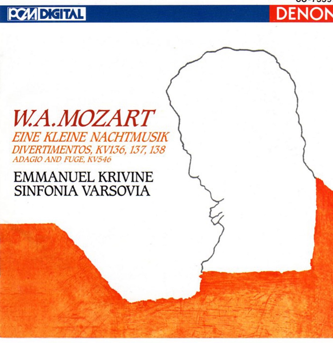 Mozart: Eine Kleine Nachtmusik, Divertimentos, Adagio and Fuge cover art