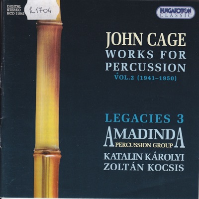 Amadinda Percussion Group, Katalin Karolyi & Zoltán Kocsis