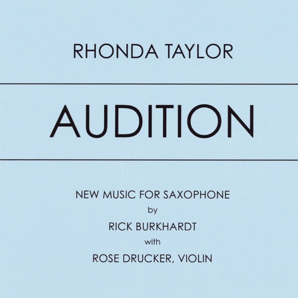 Обложка альбома «Audition» — Rhonda Taylor