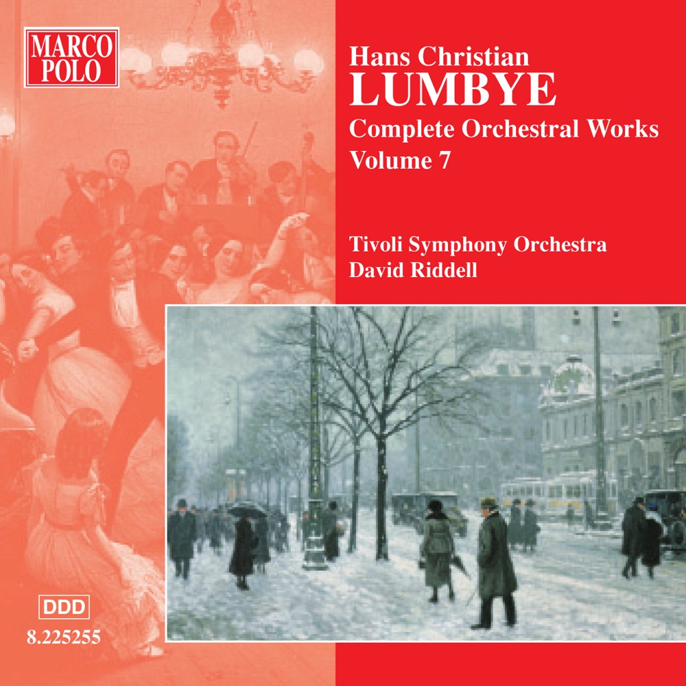 Обложка альбома «Lumbye: Orchestral Works, Vol. 7» — David Riddell & Tivoli Symphony Orchestra