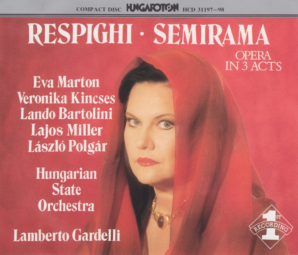 Обложка альбома «Semirama» — Eva Marton, Veronika Kincses, Lando Bartolini, Lajos Miller, László Polgár, Tamas Clementis, Lamberto Gardelli & Hungarian State Orchestra