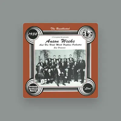 Listen to Anson Weeks and His Hotel Mark Hopkins Orchestra, watch music videos, read bio, see tour dates & more!