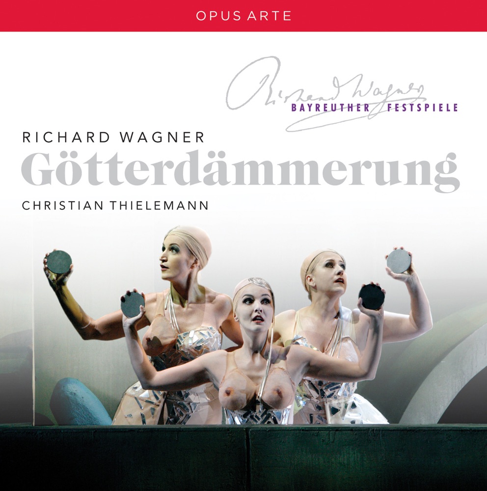 Обложка альбома «Wagner: Gotterdammerung» — Martina Dike, Linda Watson, Bayreuth Festival Chorus, Stephen Gould, Bayreuth Festival Orchestra, Hans-Peter Konig, Edith Haller, Christian Thielemann, Christa Mayer, Ralf Lukas, Andrew Shore, Fionnuala McCarthy, Ulrike Helzel & Simone Schröder