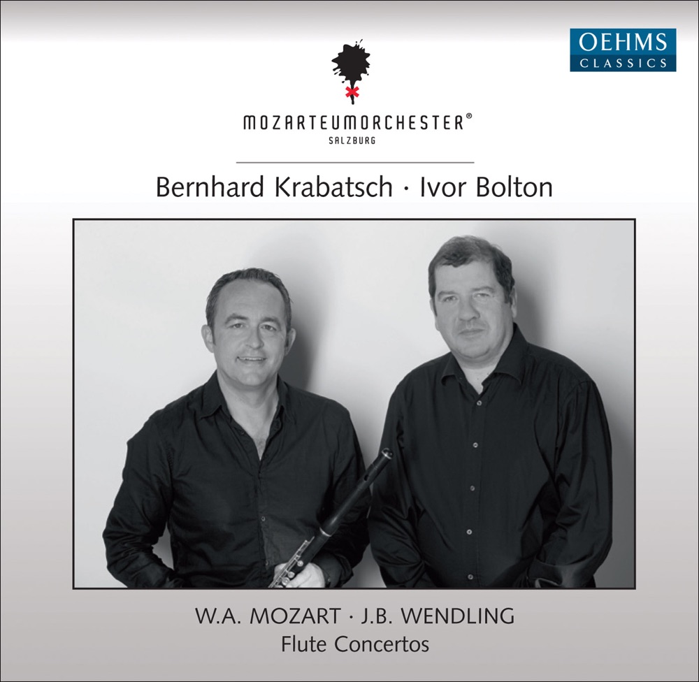 Обложка альбома «Mozart, W.A.: Flute Concertos Nos. 1 and 2 - Andante, K. 315 - Wendling, J.B.: Flute Concerto In C Major» — Ivor Bolton, Mozarteum Orchestra Salzburg & Bernhard Krabatsch