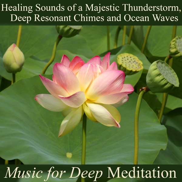 Healing Sounds of a Majestic Thunderstorm, Deep Resonant Chimes and Ocean Waves