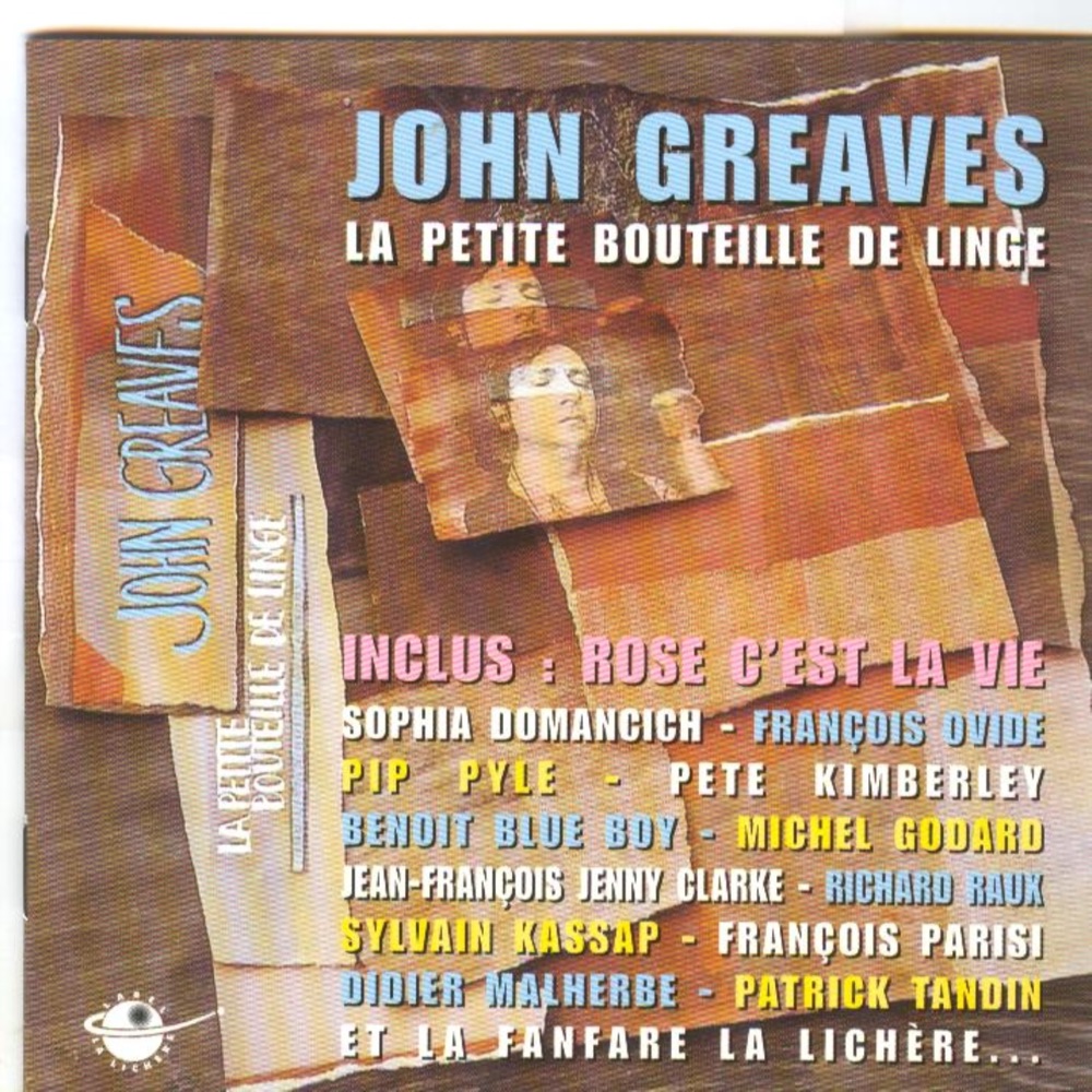Greaves, John – La Petite Bouteille De Linge. Inclus Rose C'est La