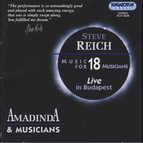 S. Reich: Music for 18 Musicians by Amadinda Percussion Group