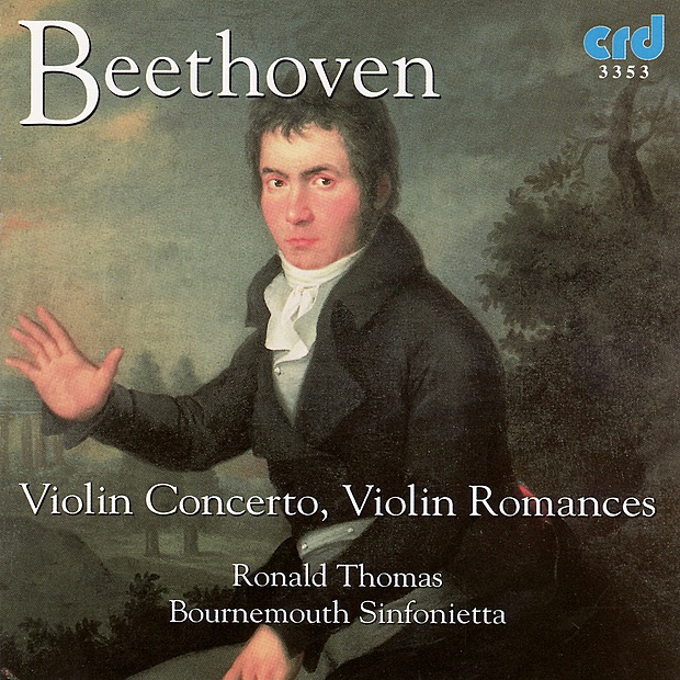 Обложка альбома «Beethoven: Violin Concerto in D Major, Two Romances» — Bournemouth Sinfonietta & Ronald Thomas