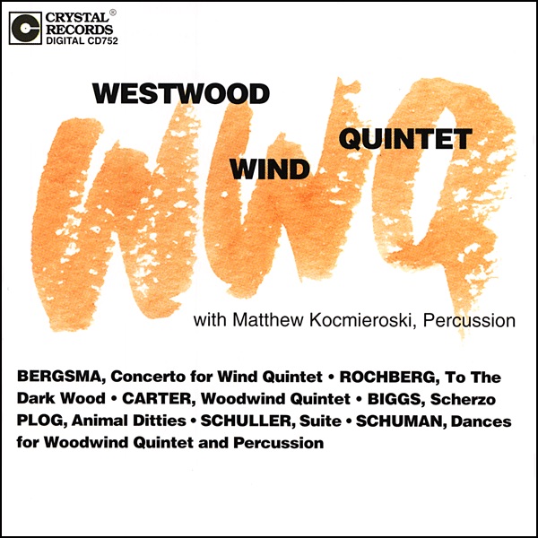 Обложка альбома «Wwq» — Westwood Wind Quintet, John Barcellona, Peter Christ, David Atkins, David Muller, Joseph Meyer & Matthew Kocmieroski