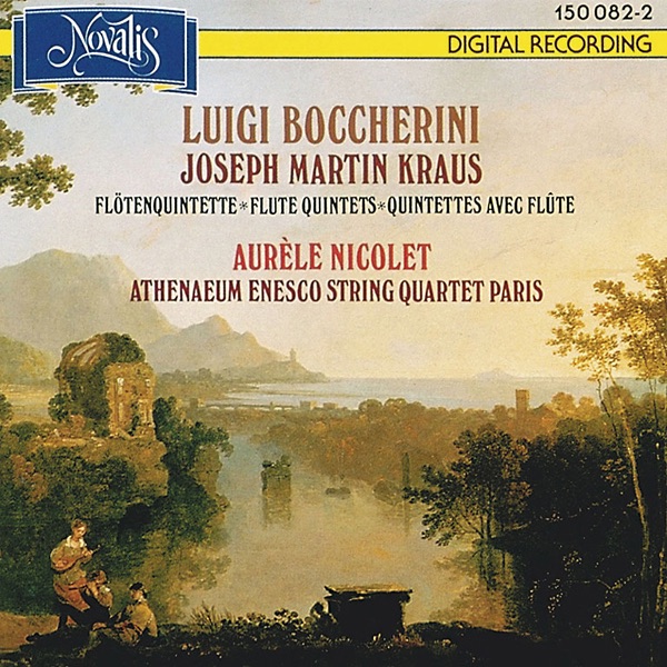 Обложка альбома «Boccherini &  Kraus: Flute Quintets» — Aurèle Nicolet & Quatuor Enesco