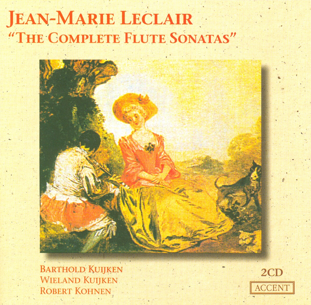 Обложка альбома «Leclair: Complete Flute Sonatas» — Barthold Kuijken, Robert Kohnen & Wieland Kuijken