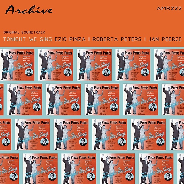 Обложка альбома «Tonight We Sing» — Ezio Pinza, Roberta Peters, Jan Peerce, The 20th Century-Fox Symphony Orchestra, The 20th Century-Fox Symphony Chorus & Alfred Newman