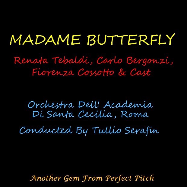 Обложка альбома «Madame Butterfly» — Renata Tebaldi & Carlo Bergonzi