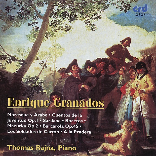 Обложка альбома «Granados: Moresque y Arabe, Cuentos de la Juventud, Bocetos» — Thomas Rajna