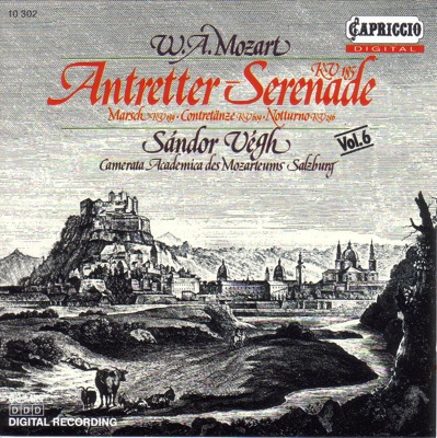 Mozart, W.A.: Serenade No. 3, K. 185 - Serenade (Notturno), K. 286 - March, K. 189 - 5 Contredanses, K. 609