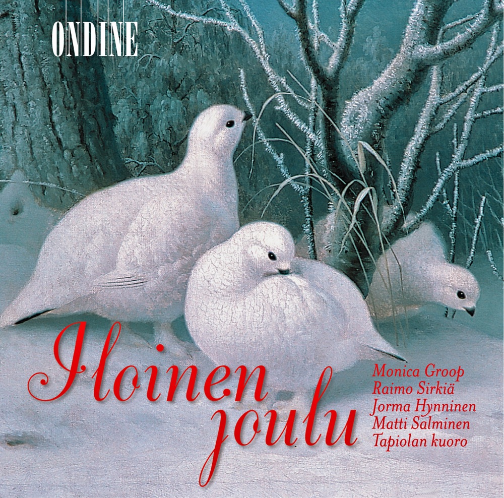 Обложка альбома «CHRISTMAS SONGS» — Jorma Hynninen, Tapiola Choir, Jorma Panula, Helsinki Chamber Orchestra, Raimo Sirkia, Vox Aurea, Jyväskylä Sinfonia, Pertti Pekkanen, Monica Groop, Markus Lehtinen, Tampere Philharmonic Orchestra, Sympaatti Youth Choir, Kalevi Kiviniemi, Heikki Seppänen, Turun linnan Chamber Choir, Savonlinna Festival Opera Choir, Kyösti Haatanen, Helsinki Philharmonic Orchestra & Matti Salminen