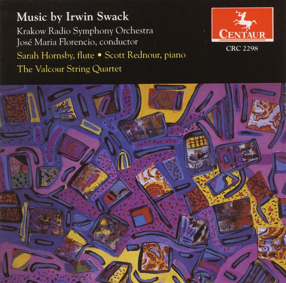 Обложка альбома «Swack, I.: Fantasie Concertante - Flute Sonata - String Quartet No. 5» — Polish Radio Symphony Orchestra, Krakow, Jose Maria Florencio, Sarah Hornsby, Scott Rednour & Valcour String Quartet