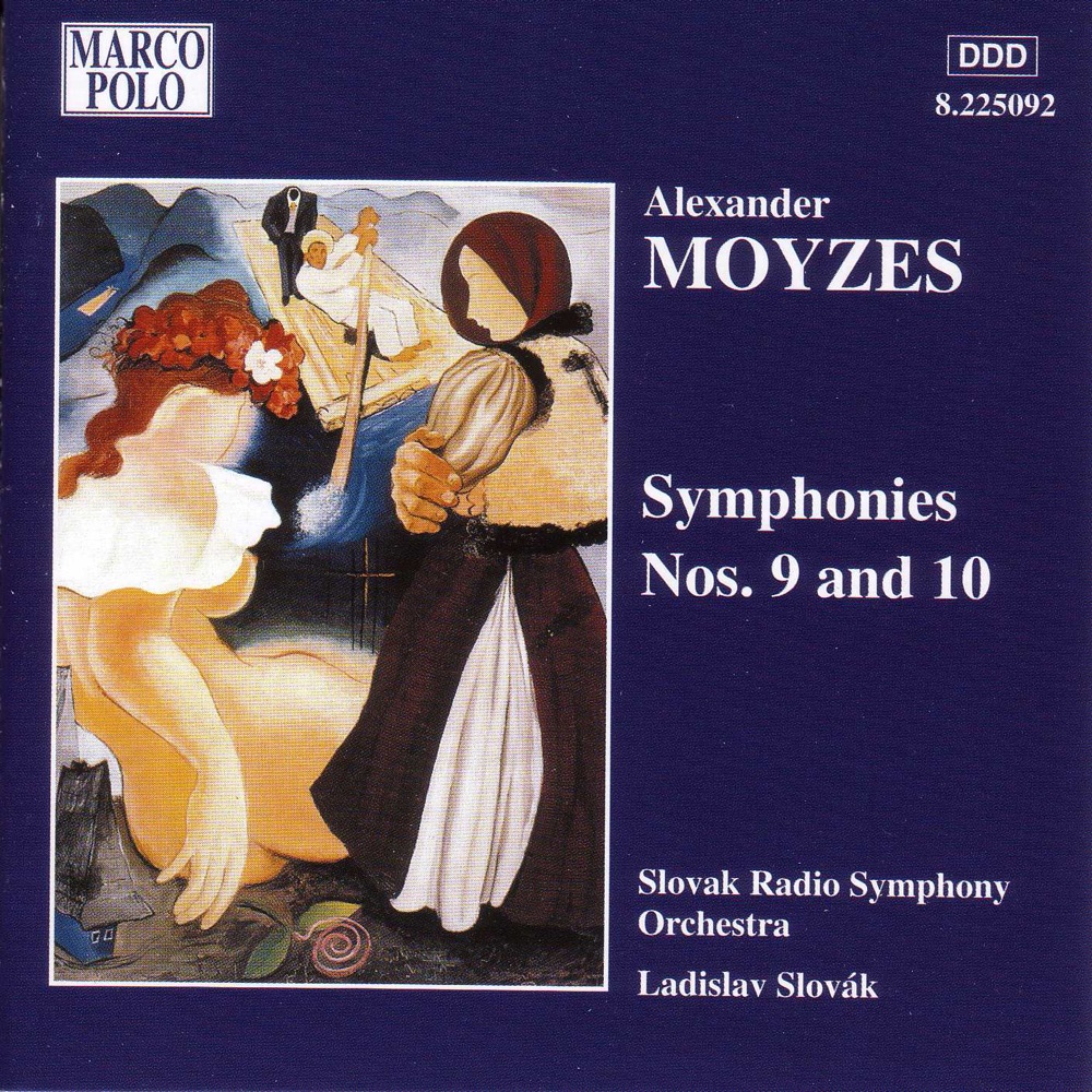 Обложка альбома «Moyzes: Symphonies Nos. 9 and 10» — Ladislav Slová & Slovak Radio Symphony Orchestra