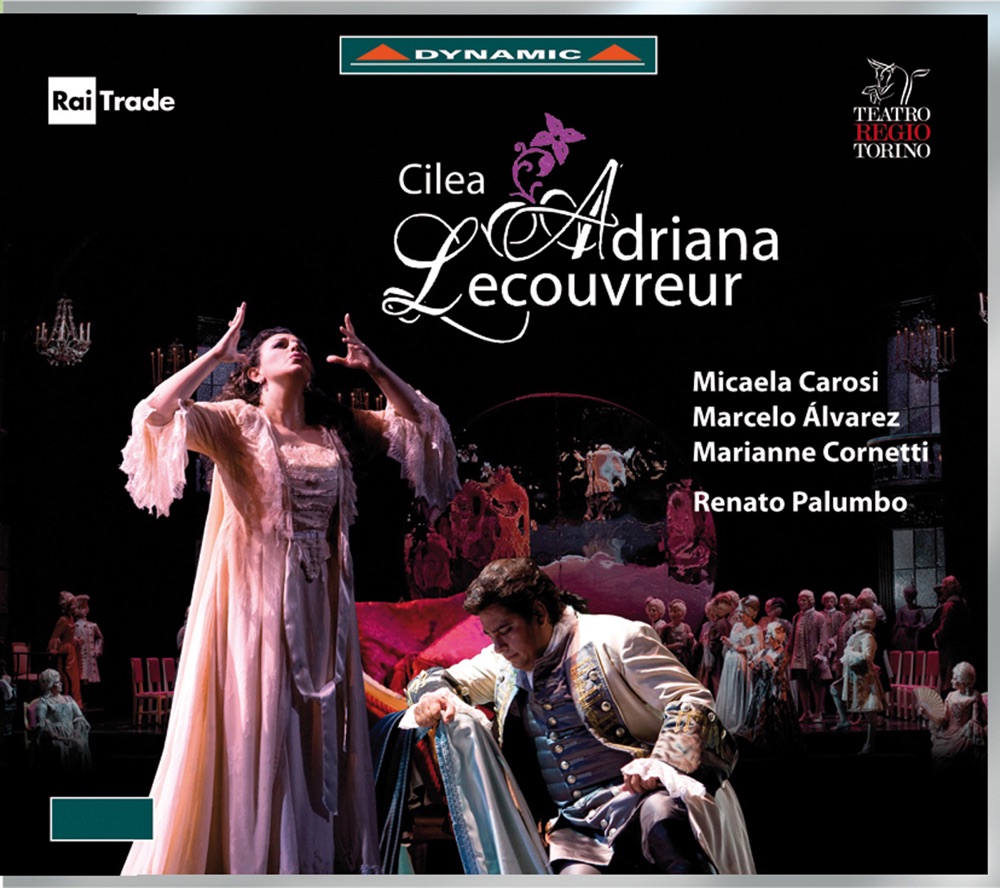 Обложка альбома «Cilea: Adriana Lecouvreur» — Marianne Cornetti, Torino Teatro Regio Chorus, Patrizia Porzio, Luca Casalin, Simone Del Savio, Antonella De Chiara, Micaela Carosi, Torino Teatro Regio Orchestra, Renato Palumbo, Alfonso Antoniozzi, Diego Matamoros, Marcelo Álvarez & Carlo Bosi