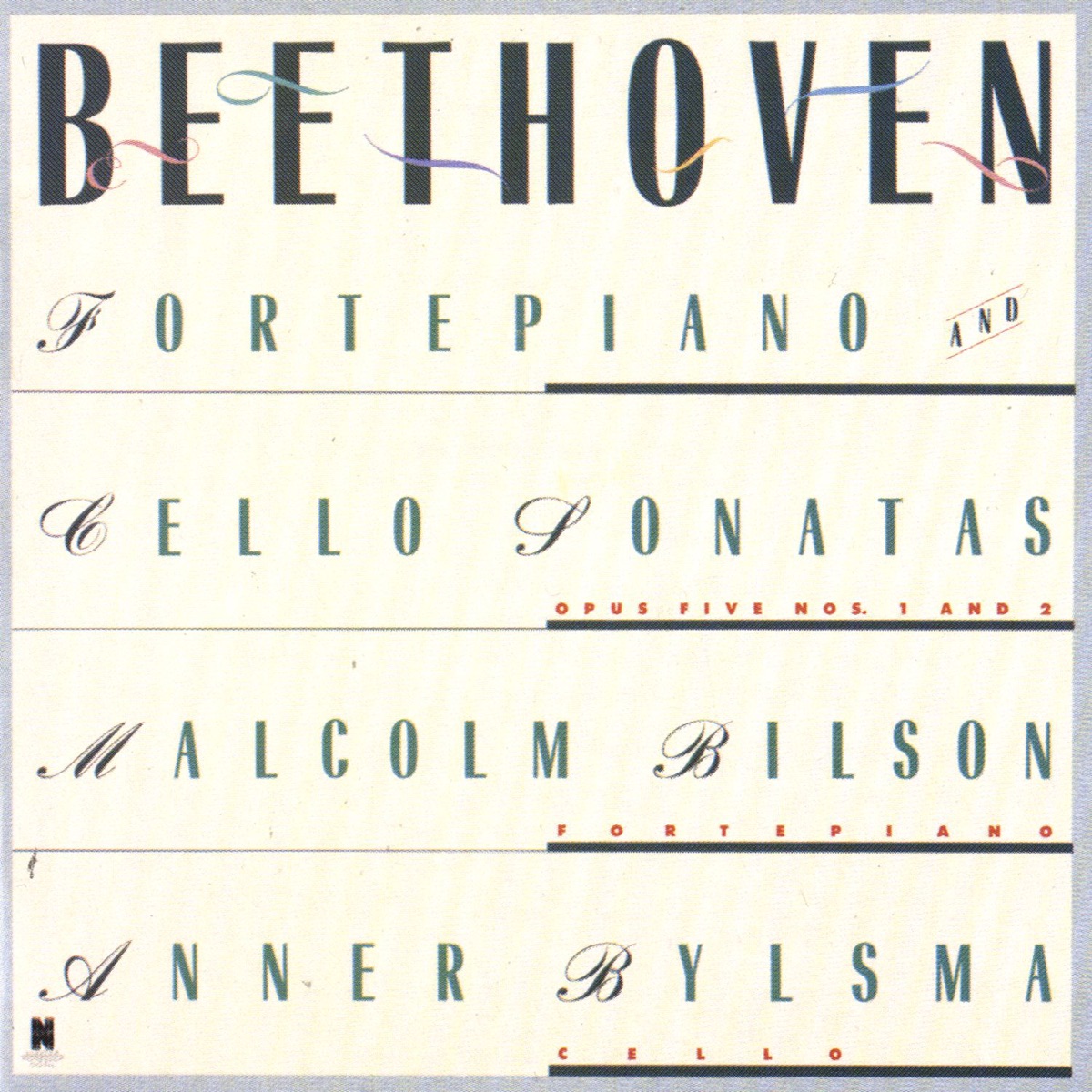 Beethoven: Sonatas For Forte Piano and Cello Nos. 1 & 2 cover art