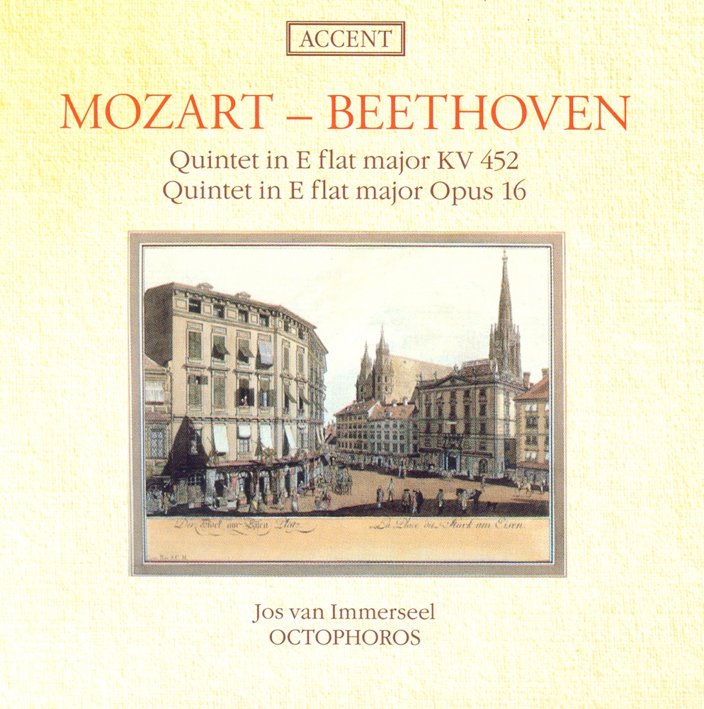 Обложка альбома «Mozart: Piano Quintet in E-Flat Major - Beethoven: Piano Quintet in E-Flat Major» — Jos van Immerseel & Octophoros