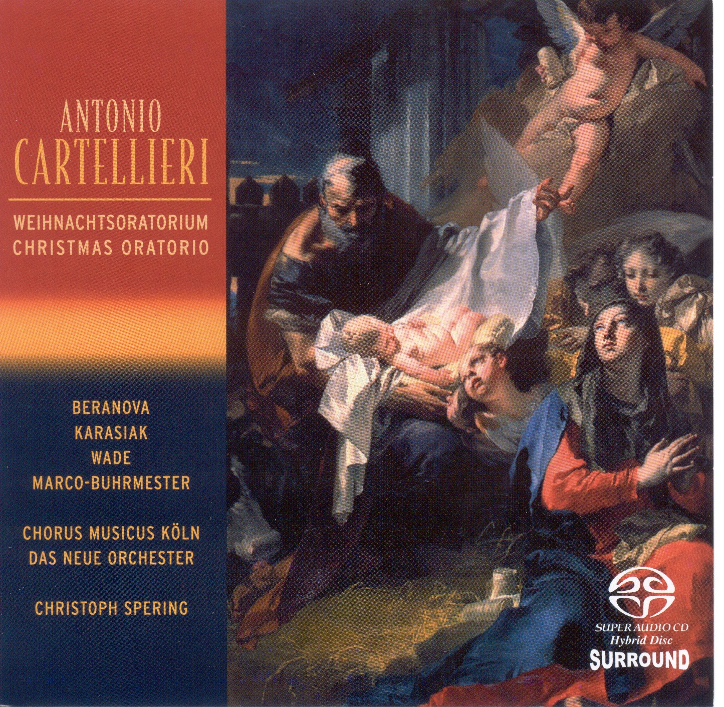 Cartellieri: La Celebre Nativita del Redentore by Andreas Karasiak, Christoph Spering & Das Neue Orchester album cover