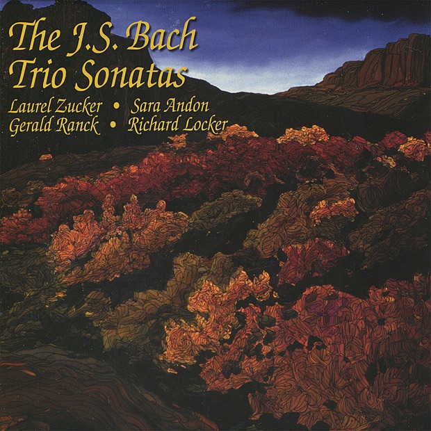 Обложка альбома «Bach: Trio Sonatas» — Laurel Zucker, Sara Andon, Gerald Ranck & Richard Locker