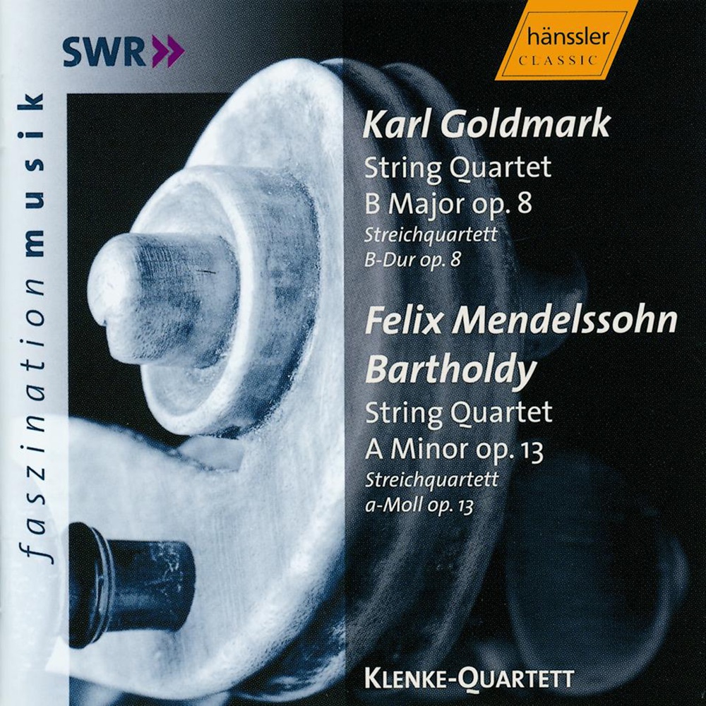 Обложка альбома «Goldmark: String Quartet in B Major, Op. 8 - Mendelssohn: String Quartet in A Minor, Op. 13» — Klenke Quartet