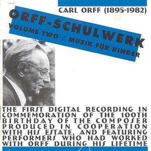Fünf Stücke für Sopran-Blockflöte und Schlagzeug:Rondo, mit Alt-Xylophon und Schellen-Tamburin, Musik für Kinder IV Nr. 4, S.111, 1954