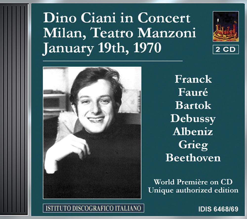 Обложка альбома «Ciani, Dino: Concert in Teatro Manzoni, Milan (19 January 1970)» — Dino Ciani