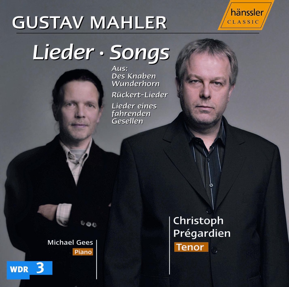 Обложка альбома «Mahler, G.: Lieder, Songs» — Michael Gees & Christoph Prégardien