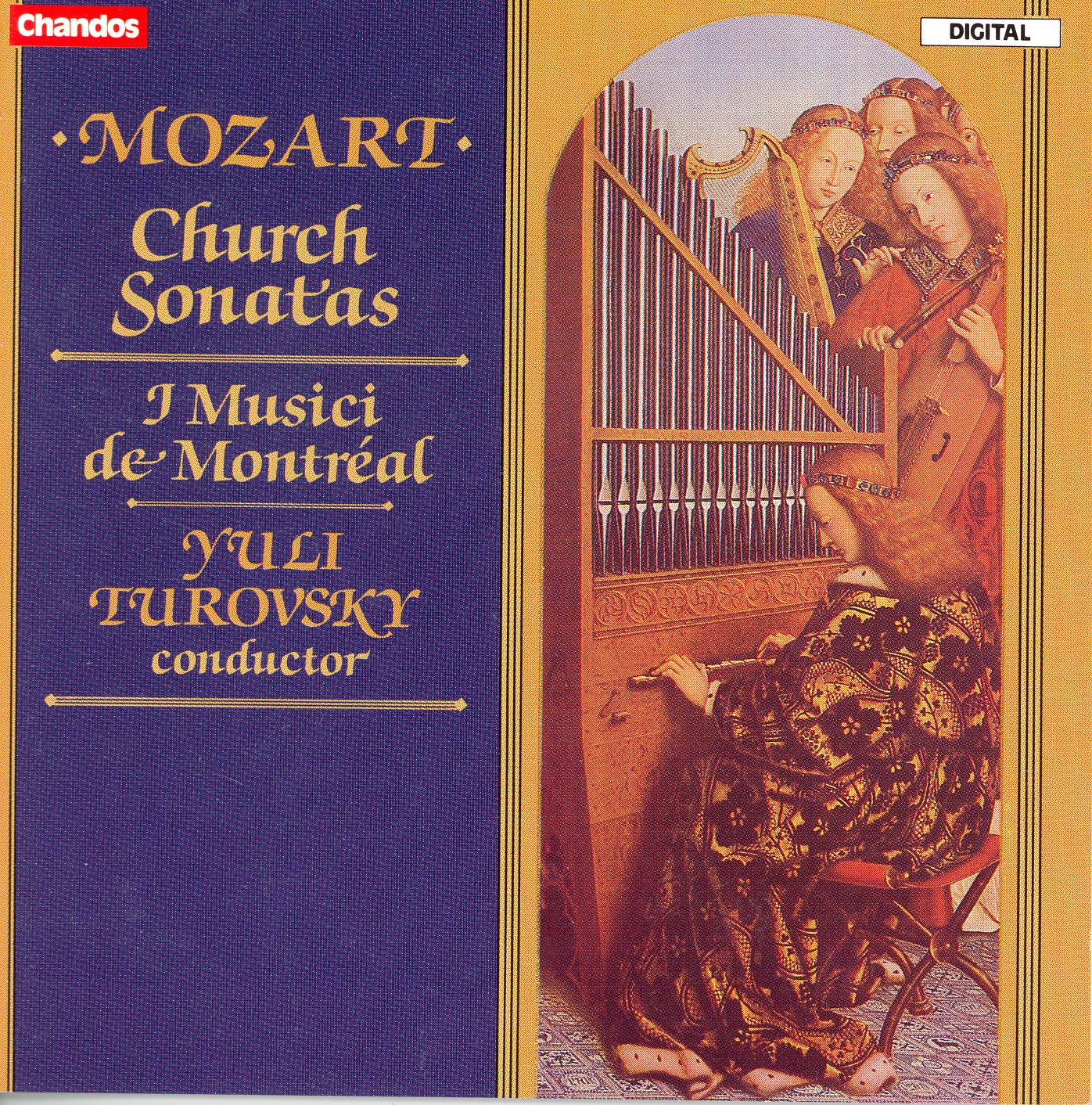 Mozart: Church Sonatas (Complete) by I Musici De Montreal & Yuli Turovsky album cover