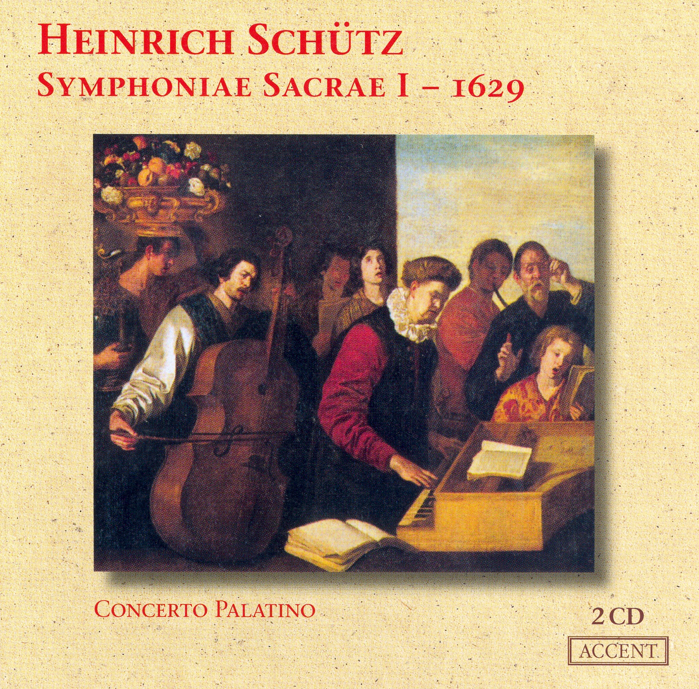 Schutz: Symphoniae Sacrae by Rogers Covey-Crump, Harry van der Kamp & Concerto Palatino album cover