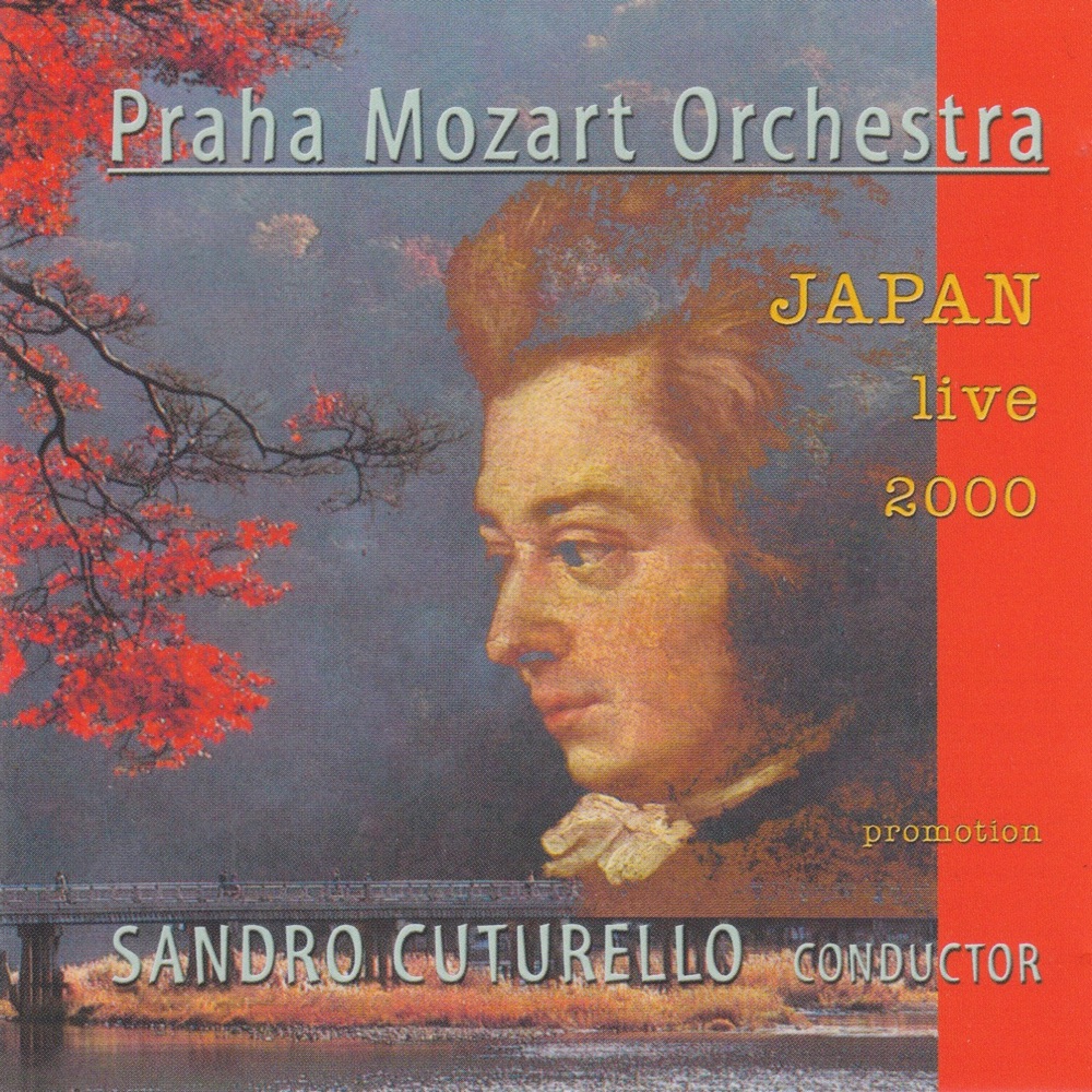 Обложка альбома «Praha Mozart Orchestra - Live in Japan» — Praha Mozart Orchestra, Sandro Cuturello, Ilja Marinkovic, Antonietta Cozzoli & Michele Govi