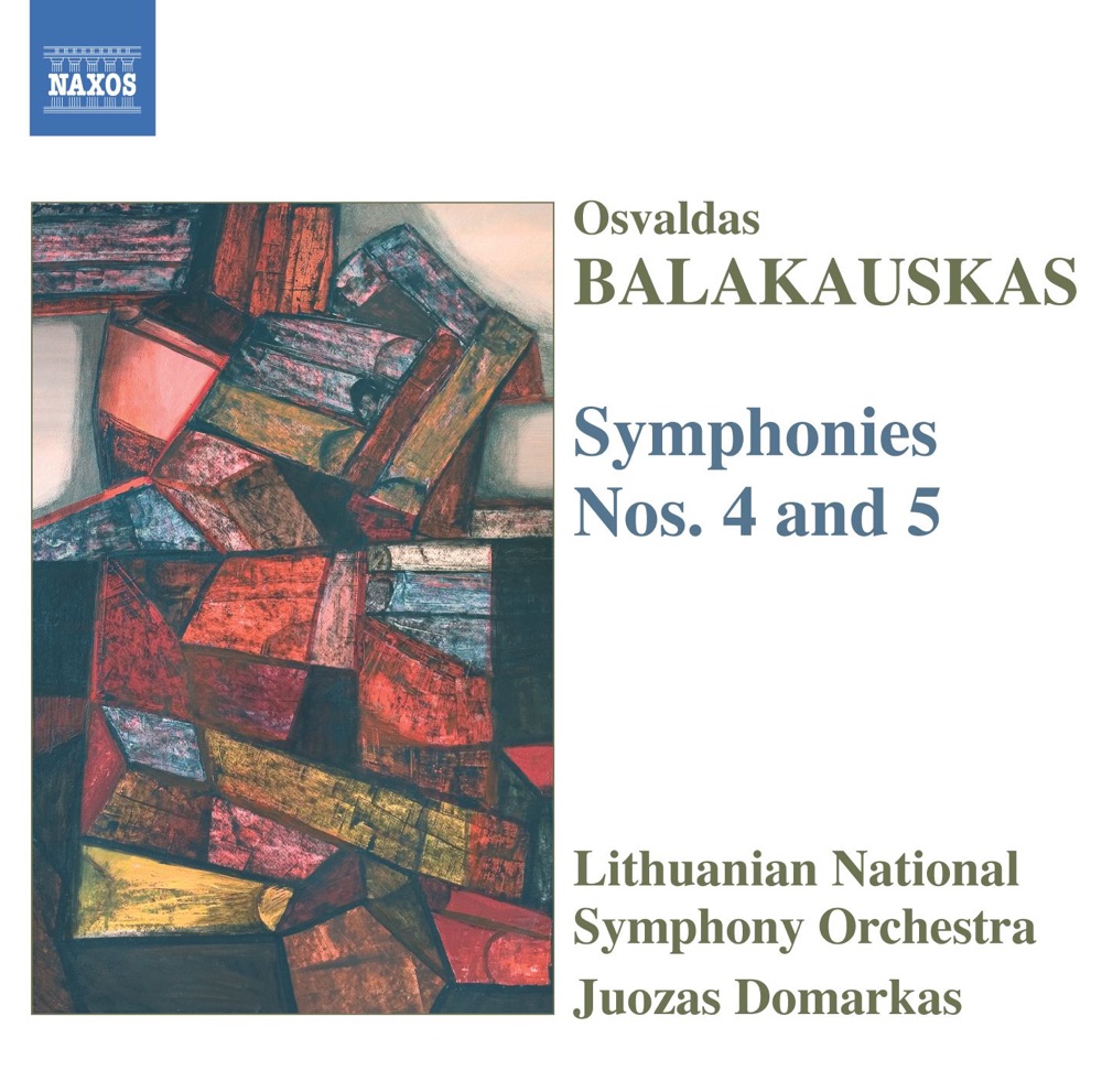 Обложка альбома «Balakauskas: Symphonies Nos. 4 and 5» — Juozas Domarkas & Lithuanian National Symphony Orchestra