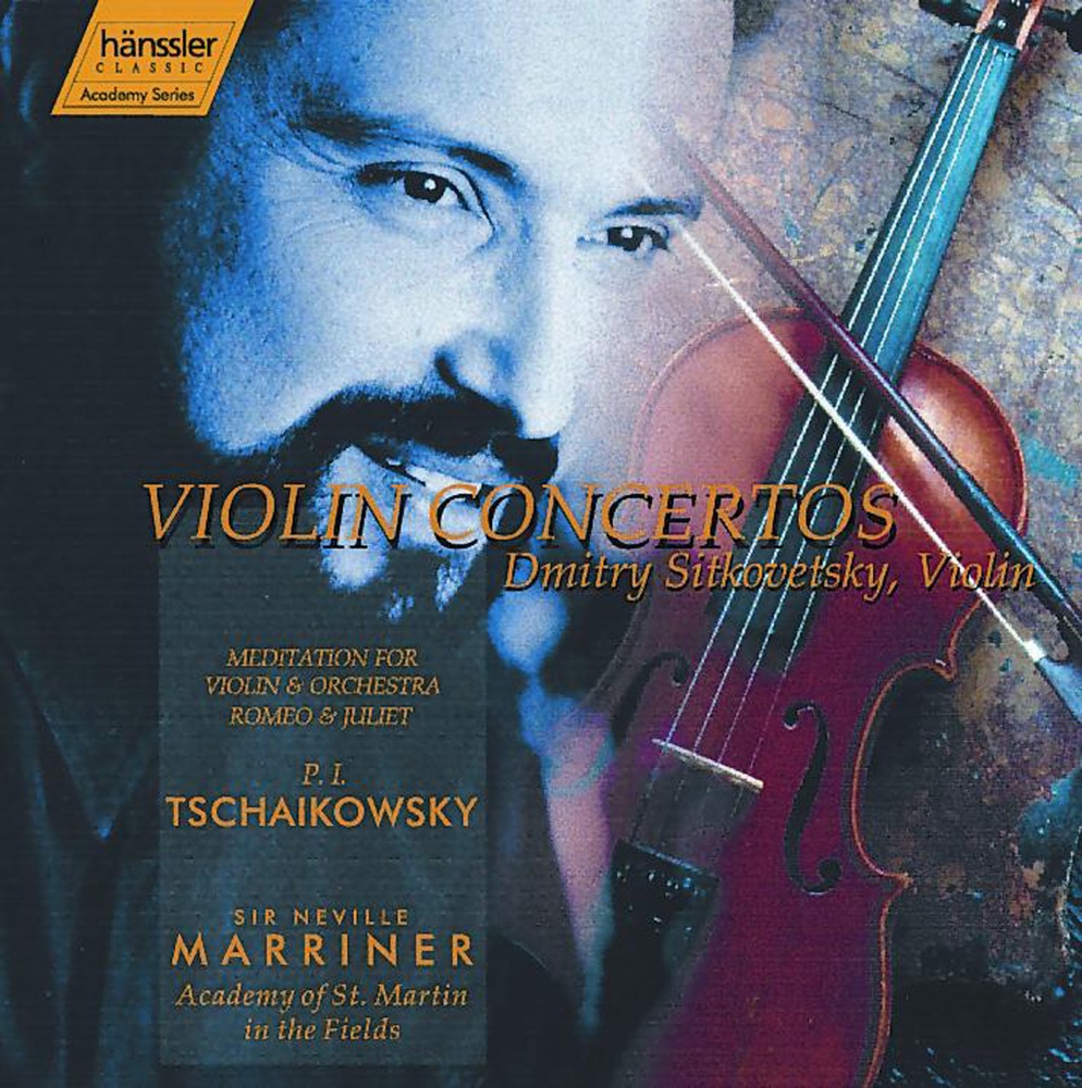 Обложка альбома «Tchaikovsky: Violin Concerto In D Major, Op. 35 - Meditation for Violin and Orchestra, Op. 42» — Academy of St Martin in the Fields, Sir Neville Marriner & Dmitry Sitkovetsky