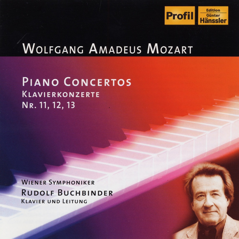 Обложка альбома «Mozart: Piano Concerto Nos. 11-13» — Vienna Philharmonic, Vladimir Fedoseyev & Rudolf Buchbinder